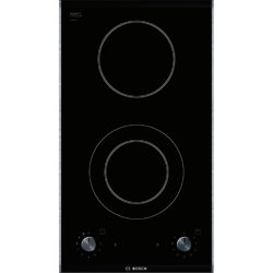 Bosch Logixx PKF375V14E 30cm Ceramic Domino Hob in Black Glass